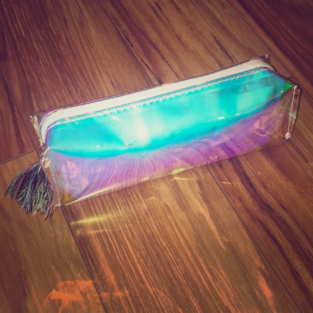 Hologram clear makeup pouch / pencil case